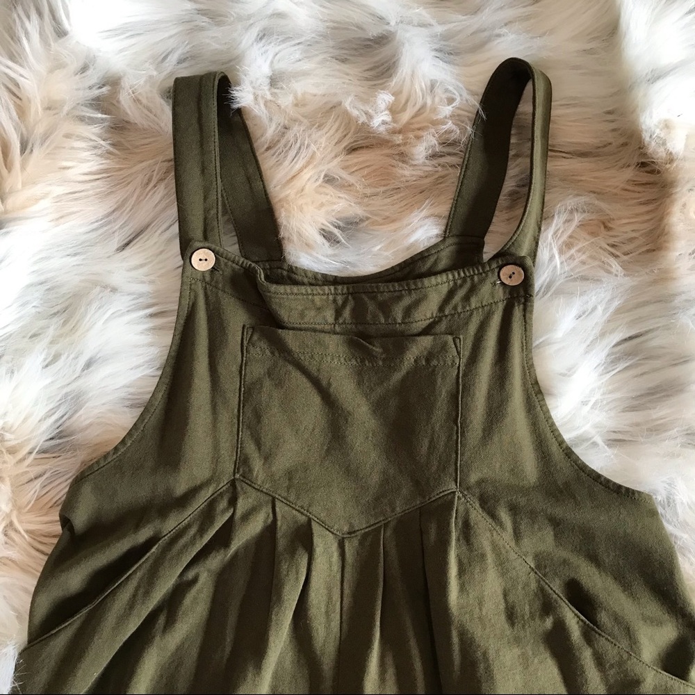 Wide Leg Maternity Overall Jumpsuit
